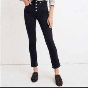 Madewell Slim Straight Button Fly Jeans